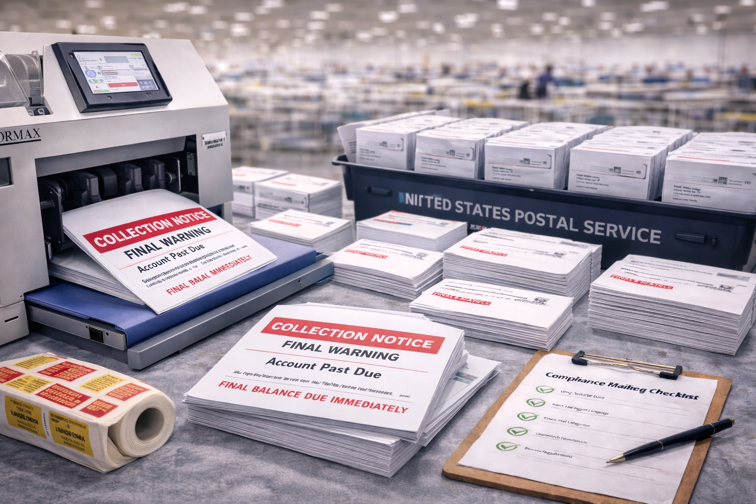 Direct Mail Post It Note Mail Manager